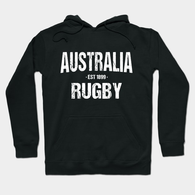 Australia Rugby Union (Wallabies) Hoodie by stariconsrugby